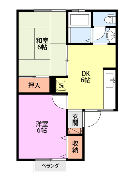 セジュールサウスヒルズの間取り