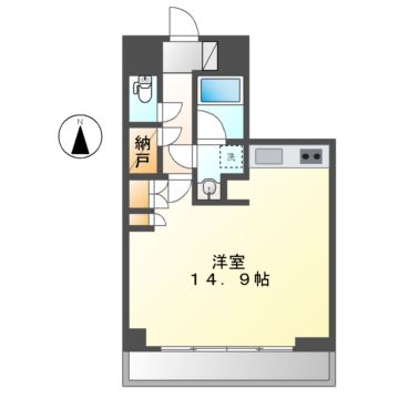 名古屋市千種区春岡のマンションの間取り