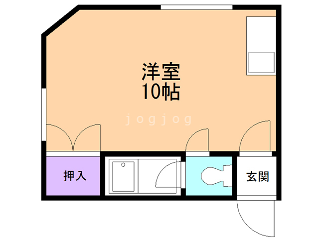 札幌市北区麻生町のマンションの間取り