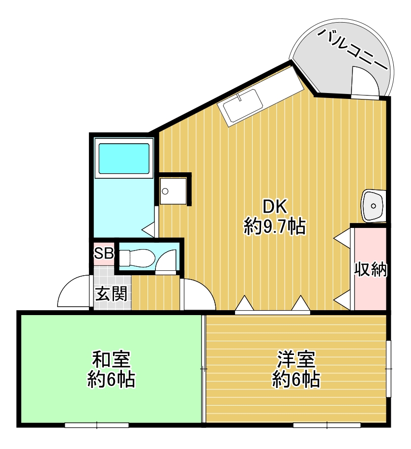 リノン天王寺北の間取り