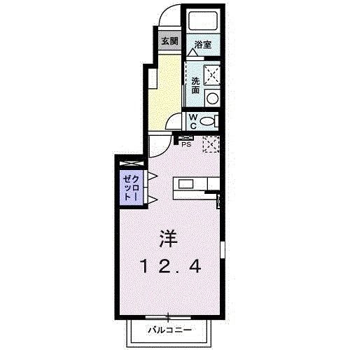 守谷市美園のアパートの間取り