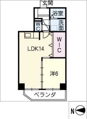 シャンポール古出来の間取り