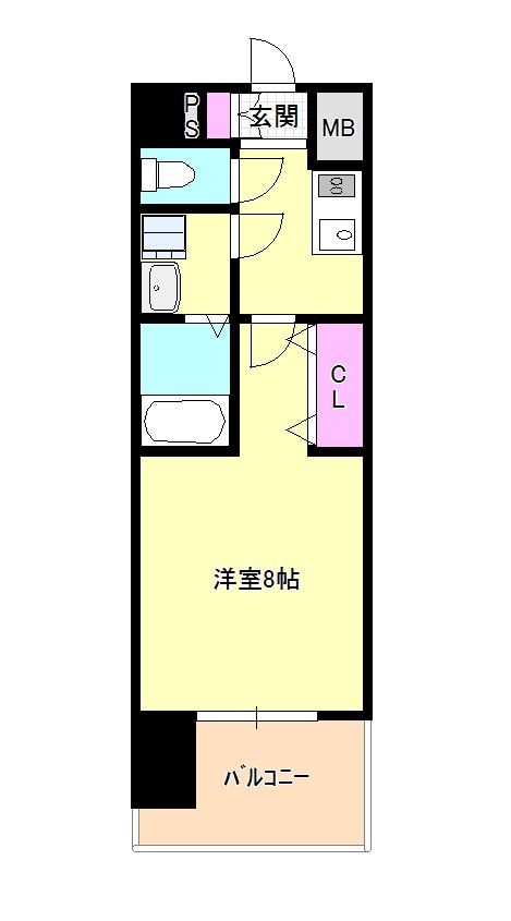 八王子市横山町のマンションの間取り