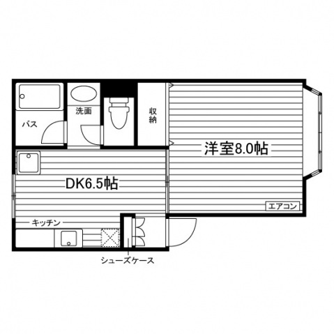 ローズマロー関屋の間取り