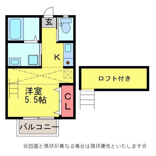 エクセルみらいC棟の間取り