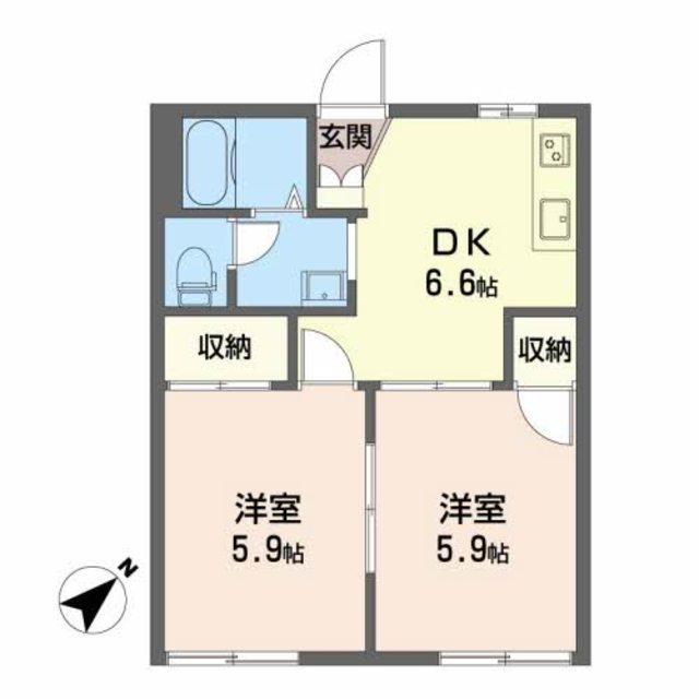 メゾンサンヒルの間取り