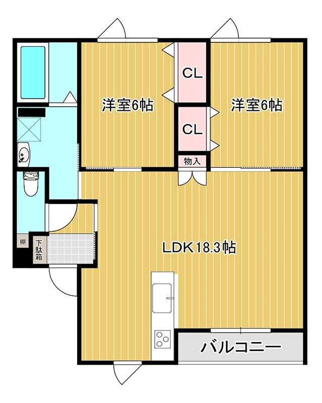 ラヴィの間取り