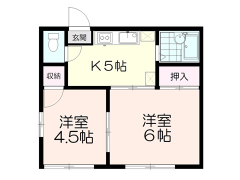 フェリックスの間取り