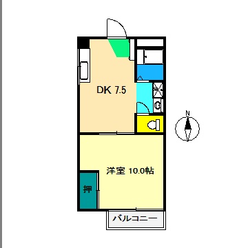 第2六泉寺ビルの間取り