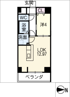 GRANDUKE古出来の間取り