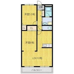 ロイヤル八尾久宝寺（分譲貸）の間取り