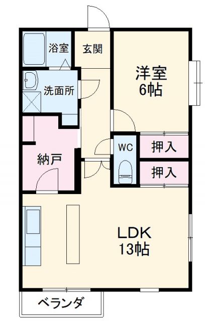 エヴァグリーンの間取り