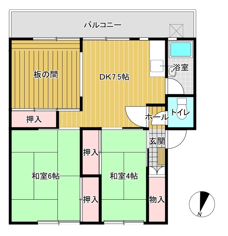 グランハイツの間取り