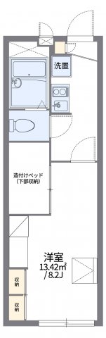 レオパレス笹廻間の間取り