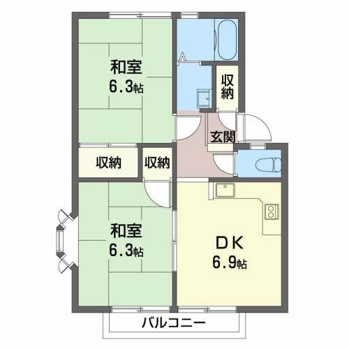 アトレ堀川 Aの間取り