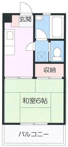 川崎市川崎区大師町のマンションの間取り