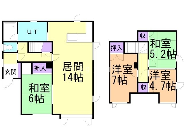 【札幌市清田区里塚緑ケ丘のその他の間取り】