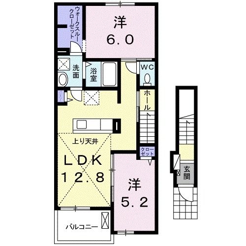 ドミール　シオンの間取り