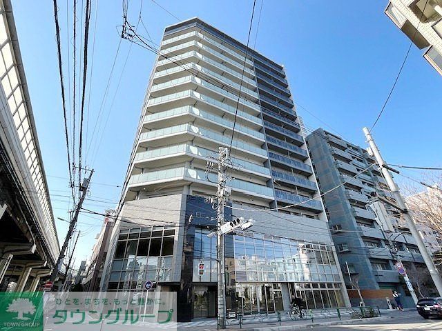 世田谷区用賀のマンションの建物外観