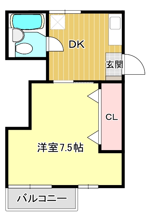 ウイズ高屋の間取り