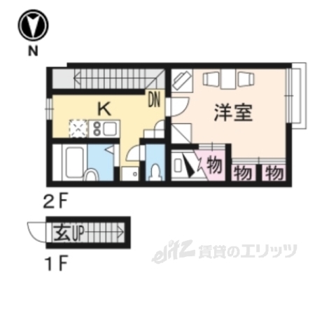 レオパレス万葉の間取り