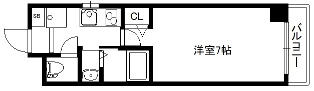 gramercy千本通の間取り