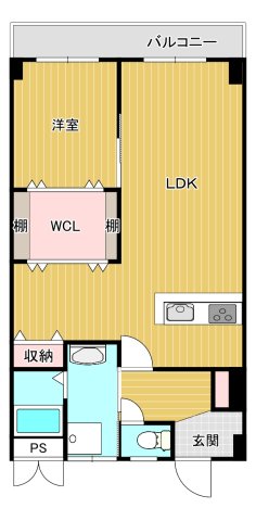 高塚増田ハイツの間取り