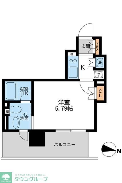 アーデン清澄白河の間取り