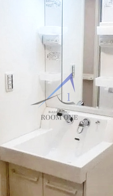 洗面設備　洗面台です。