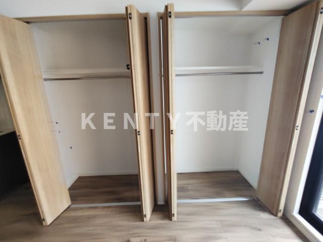 収納　十分な収納スペースがあります