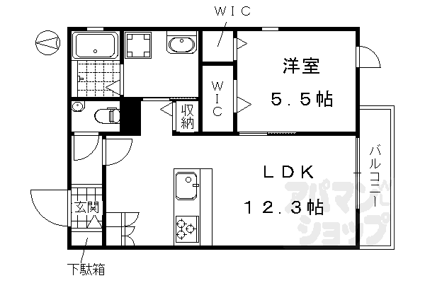 APPARTMENT 四季の間取り写真