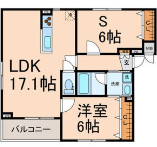 住夢野田の間取り写真
