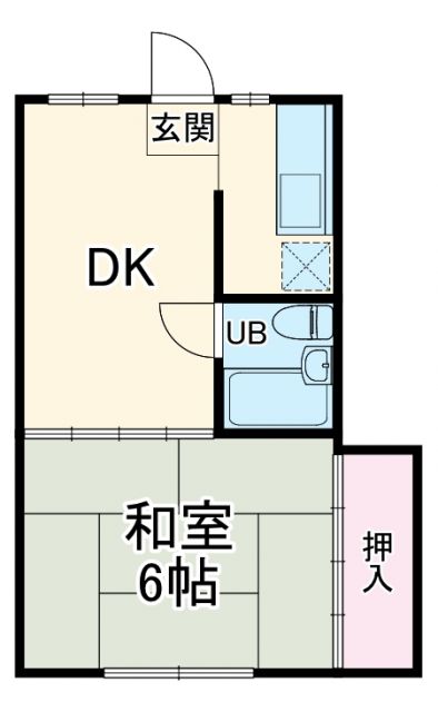 マンション松原の間取り写真