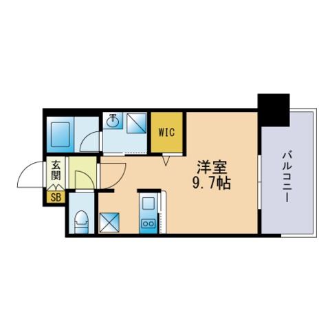 エンクレスト博多PREMIERの間取り写真
