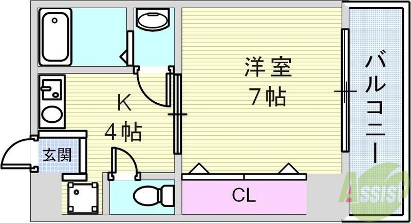 平野エスペランスの間取り写真