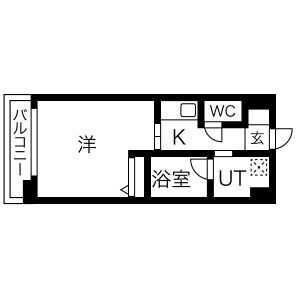 ＪＲ鹿児島本線 吉塚駅 徒歩4分 8階建 築19年の間取り写真