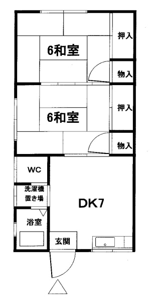 西山荘の間取り