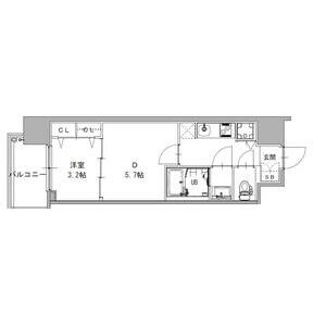 S-RESIDENCE日本橋Qualierの間取り