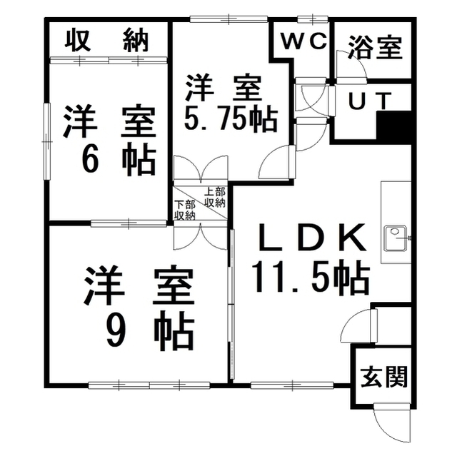 光陽荘の間取り