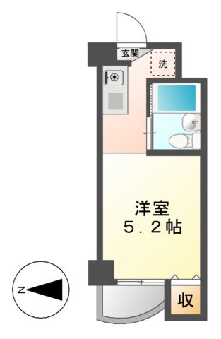 露橋ロイヤルハイツ２の間取り