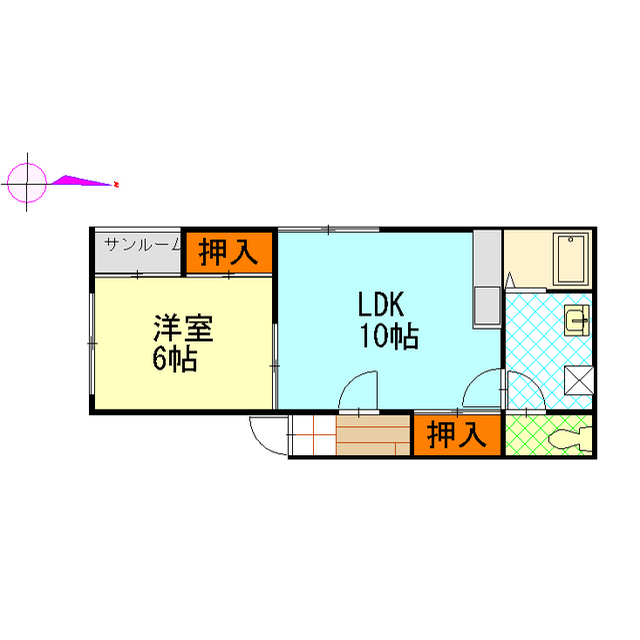 白菊ハウスの間取り