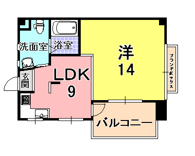 神戸マンションの間取り