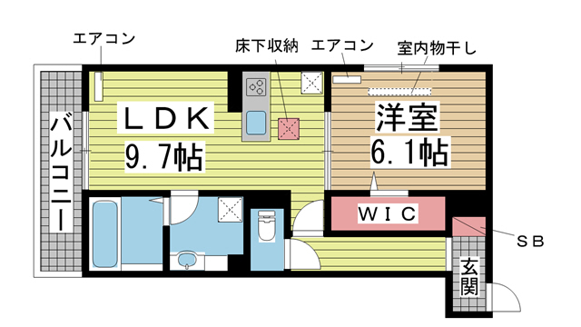 エミネンシア御崎公園の間取り