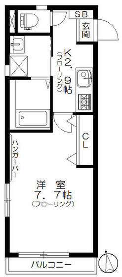 アルテコート新中野の間取り