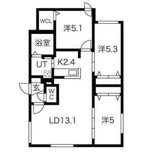 ALPHA山鼻の間取り