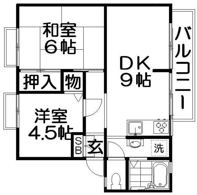 サンビレッジ太間の間取り