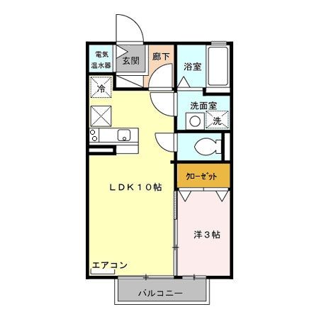 クレール御殿の間取り