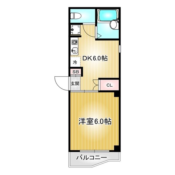 第65プロスパービルの間取り