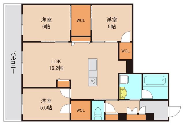 市川市妙典のマンションの間取り