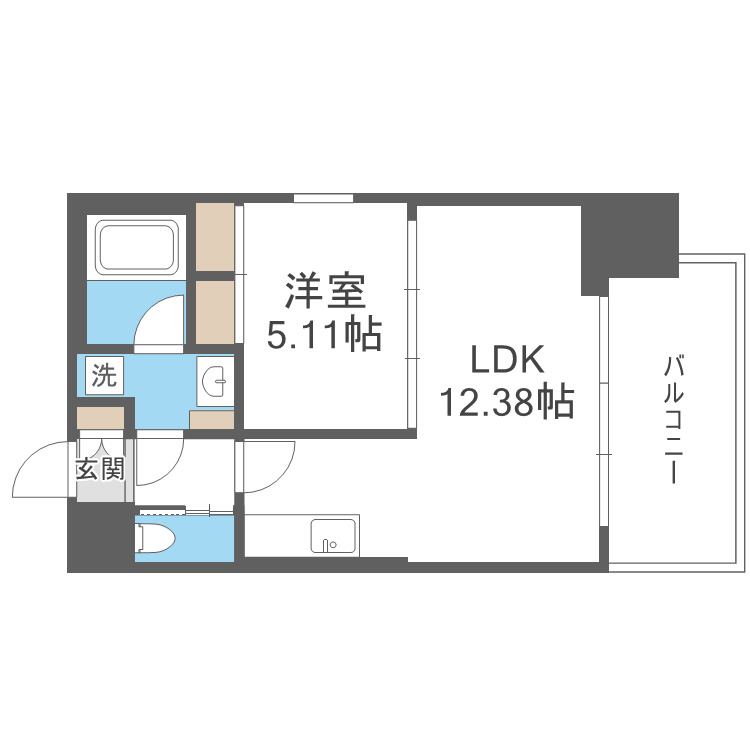 プレジオ阿波座の間取り